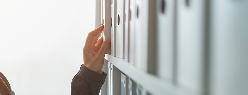 Extern archivierte Dokumente und Ordner