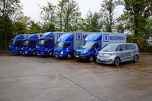 REISSWOLF Fleet of Electric Vehicles in Hamburg.