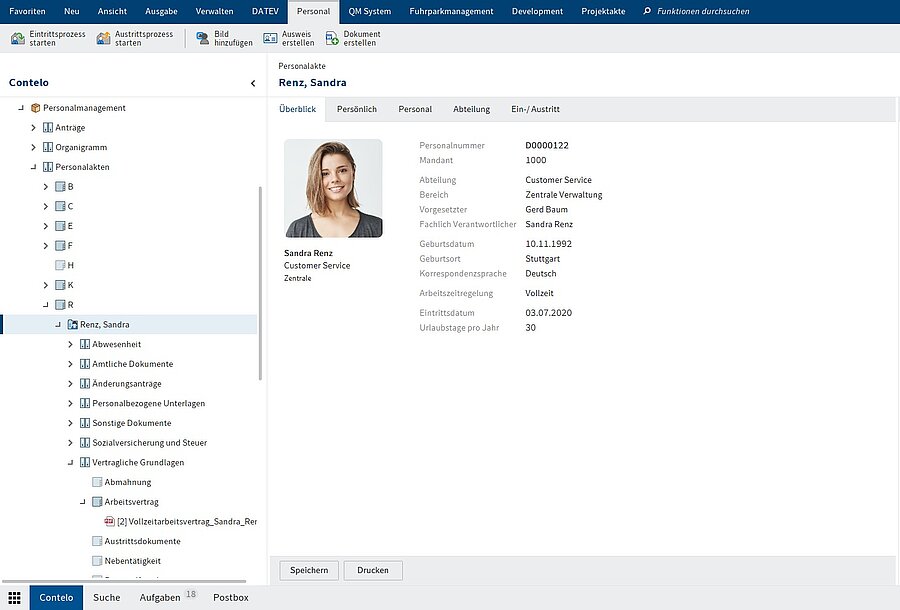 Screenshot ELO SAP Dashboard