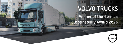 Volvo Trucks is a winner of the German Sustainability Award.
